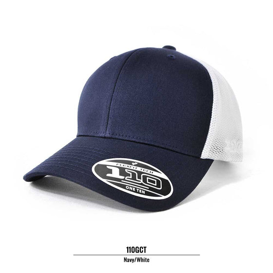 110GCT FLEXFIT 110® TRUCKER MESH COTTON TWILL SNAPBACK