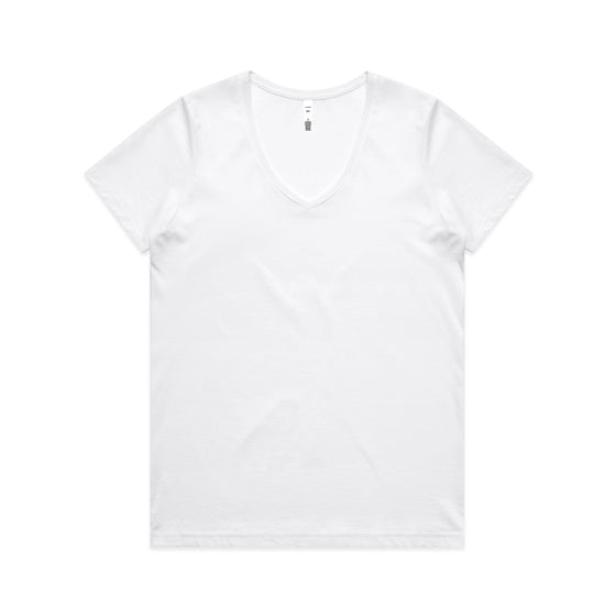 4023 WOS MAPLE V NECK TEE