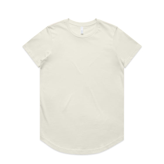 4024 WOS MAPLE CURVE TEE