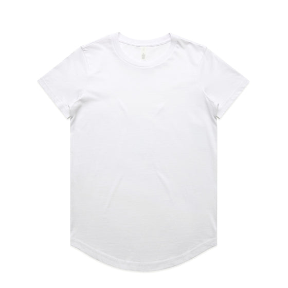 4024 WOS MAPLE CURVE TEE