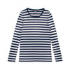 4027 FINE STRIPE LS TEE