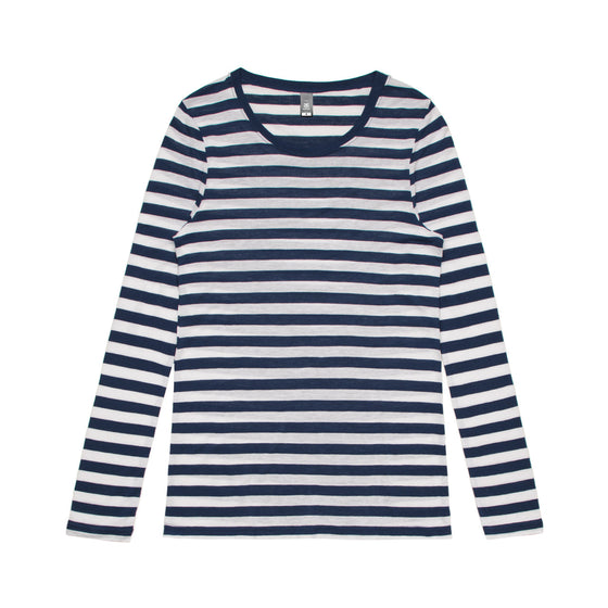 4027 FINE STRIPE LS TEE