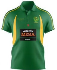  ECBC Green Cricket Shirt - Short sleeve