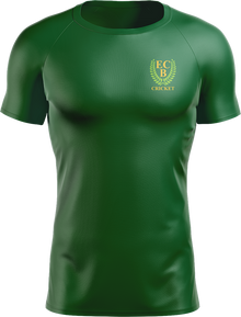  ECBC Green Cricket Shirt - Short sleeve
