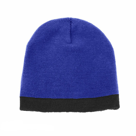 Acrylic Two-Tone Beanie - madhats.com.au