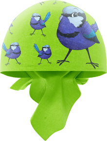  Blue Wren Bandannas - madhats.com.au