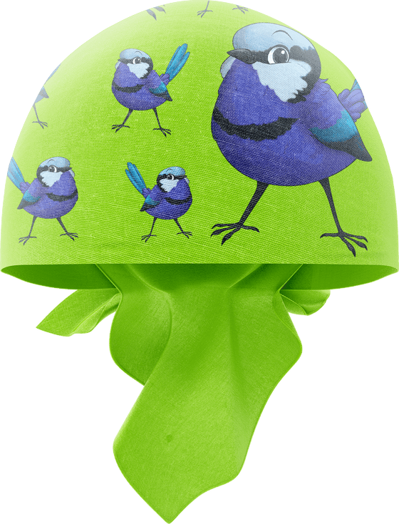 Blue Wren Bandannas - madhats.com.au