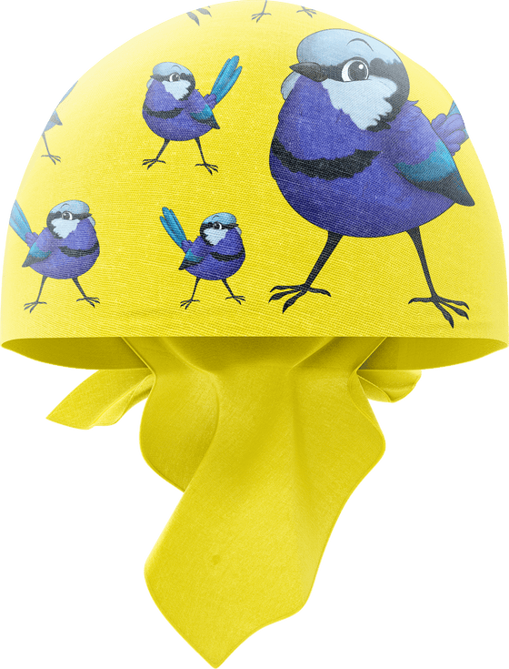 Blue Wren Bandannas - madhats.com.au