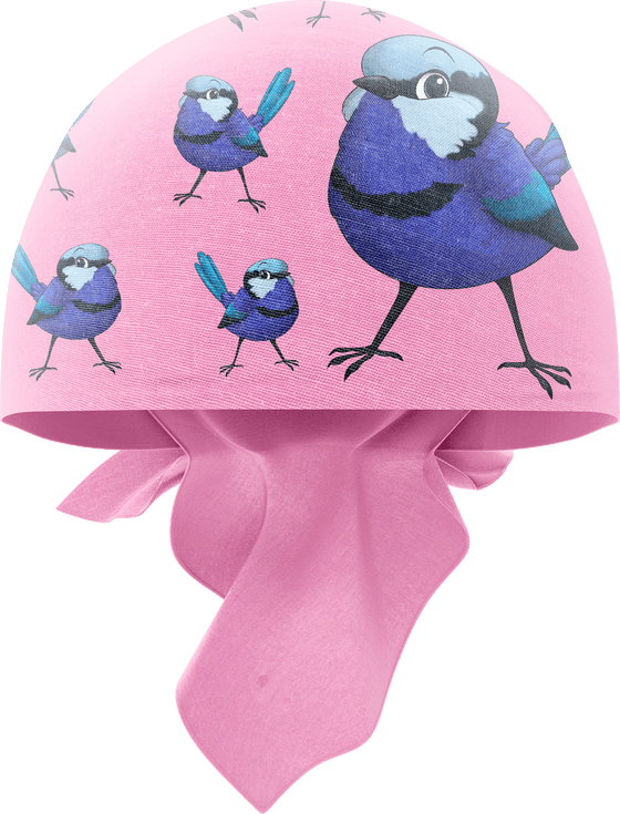 Blue Wren Bandannas - madhats.com.au