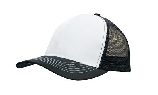 Breathable Poly Twill With Mesh Back - madhats.com.au