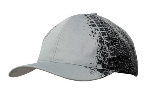 Breathable Poly Twill with Tire print - madhats.com.au