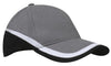 Brushed Heavy Cotton Tri-Coloured Cap - madhats.com.au