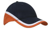 Brushed Heavy Cotton Tri-Coloured Cap - madhats.com.au