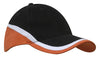 Brushed Heavy Cotton Tri-Coloured Cap - madhats.com.au