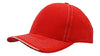 Brushed Heavy Cotton with Contrasting Stitching and Open Lip Sandwich - madhats.com.au