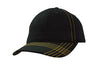 Brushed Heavy Cotton with Contrasting Stitching & Cross Stitched Peak - madhats.com.au