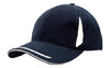 Brushed Heavy Cotton with Crown Inserts, Peak Trim & Sandwich - madhats.com.au