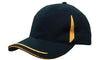 Brushed Heavy Cotton with Crown Inserts, Peak Trim & Sandwich - madhats.com.au