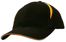  Brushed Heavy Cotton with Crown Inserts & Sandwich - madhats.com.au