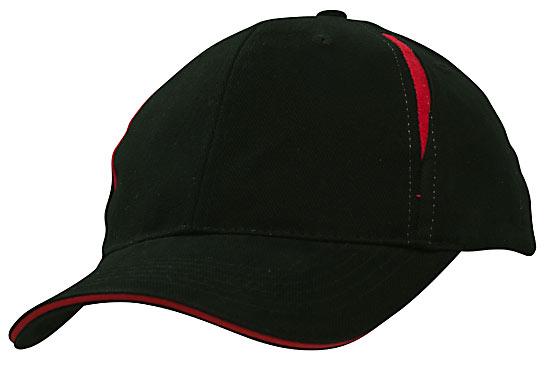 Brushed Heavy Cotton with Crown Inserts & Sandwich - madhats.com.au