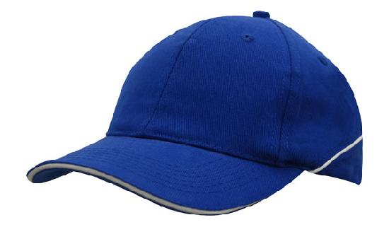 Brushed Heavy Cotton with Crown Piping and Sandwich - madhats.com.au