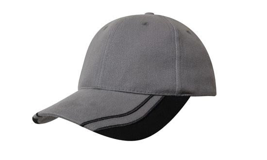 Brushed Heavy Cotton with Curved Peak Inserts - madhats.com.au