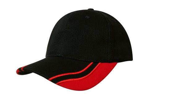 Brushed Heavy Cotton with Curved Peak Inserts - madhats.com.au