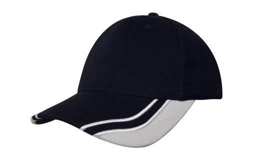 Brushed Heavy Cotton with Curved Peak Inserts - madhats.com.au