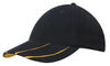 Brushed Heavy Cotton with Laminated Two-Tone Peak - madhats.com.au