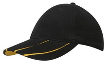  Brushed Heavy Cotton with Laminated Two-Tone Peak - madhats.com.au