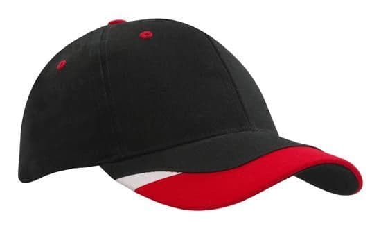 Brushed Heavy Cotton with Peak Inserts & Printed Trim - madhats.com.au