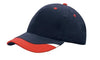 Brushed Heavy Cotton with Peak Inserts & Printed Trim - madhats.com.au