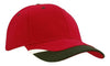 Brushed Heavy Cotton with Peak Inserts & Printed Trim - madhats.com.au