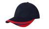 Brushed Heavy Cotton with Peak Trim Embroidered - madhats.com.au