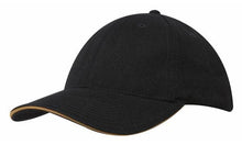  Brushed Heavy Cotton with Sandwich Trim - madhats.com.au