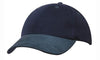 Brushed Heavy Cotton with Suede Peak - madhats.com.au