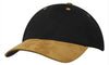 Brushed Heavy Cotton with Suede Peak - madhats.com.au