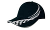 Brushed Heavy Cotton with Swirling Checks & Sandwich - madhats.com.au