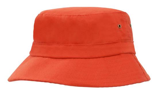 Brushed Sports Twill Childs Bucket Hat - madhats.com.au