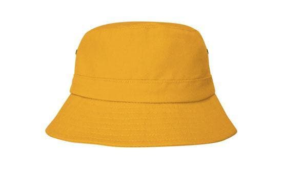 Brushed Sports Twill Childs Bucket Hat - madhats.com.au