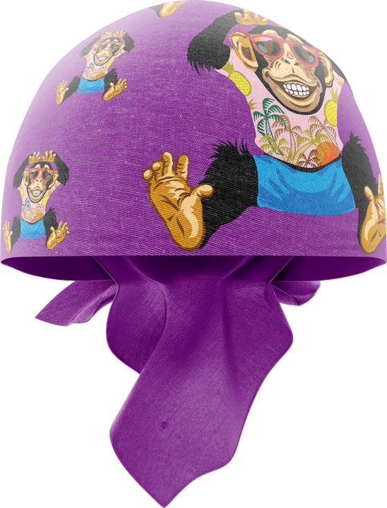 Cheeky Monkey Bandannas - madhats.com.au