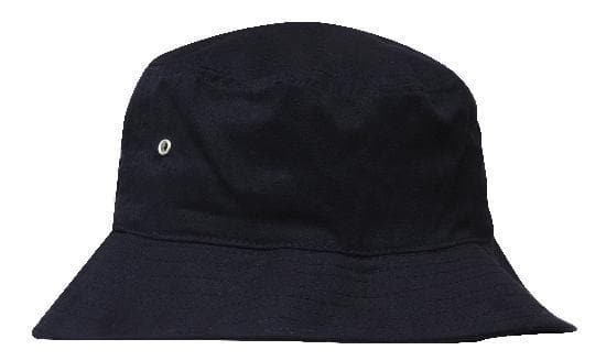 Childs Brushed Sports Twill Bucket Hat - madhats.com.au