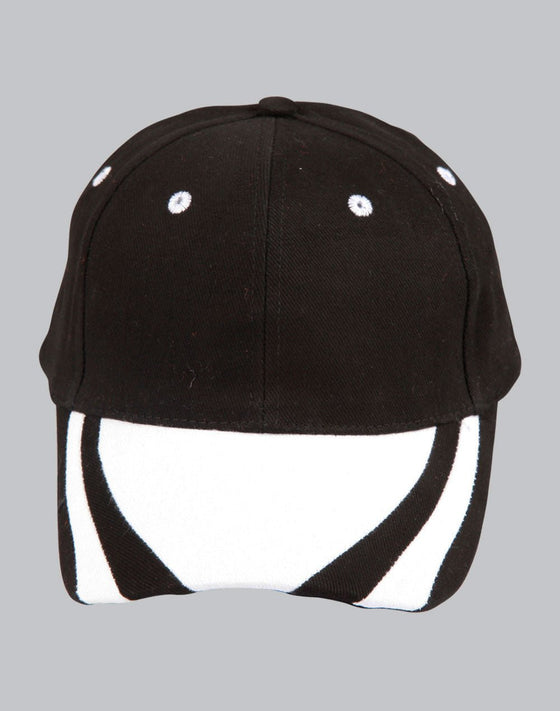 Contrast Peak Cap - madhats.com.au