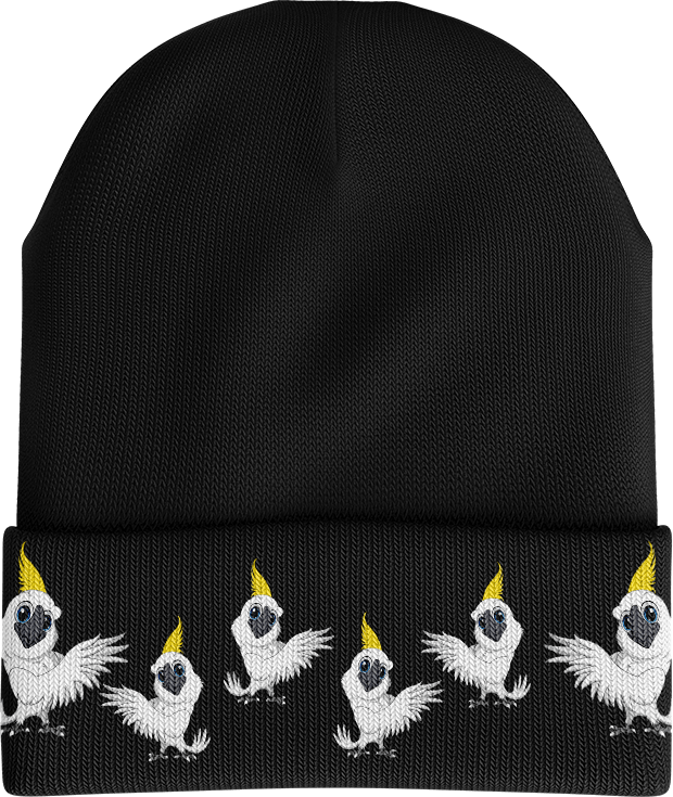 Cool Cockatoo Beanie – kustomteamwear.com