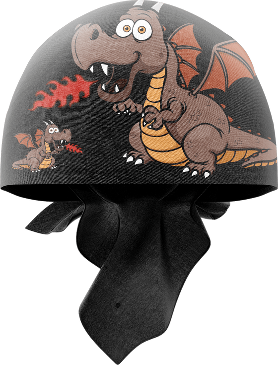 Dopey Dragon Bandannas - madhats.com.au