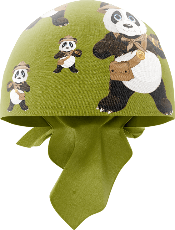 Explorer Panda Bandannas - madhats.com.au