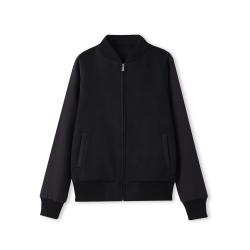 Women's/Junior Wool Blend Soft Shell Varsity Jacket