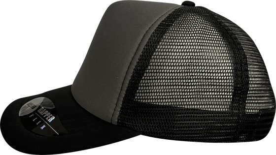 FLEX LOW PROFILE TWIN STRIPE TRUCKER CAP - madhats.com.au