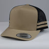 Flexfit Stripe Trucker Caps - madhats.com.au