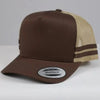 Flexfit Stripe Trucker Caps - madhats.com.au